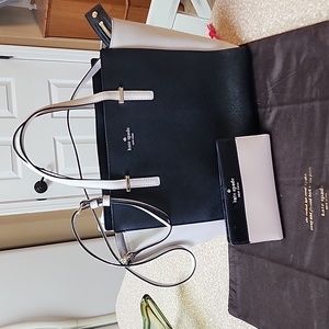 Kate Spade Large Satchel with Wallet Selling as a Set